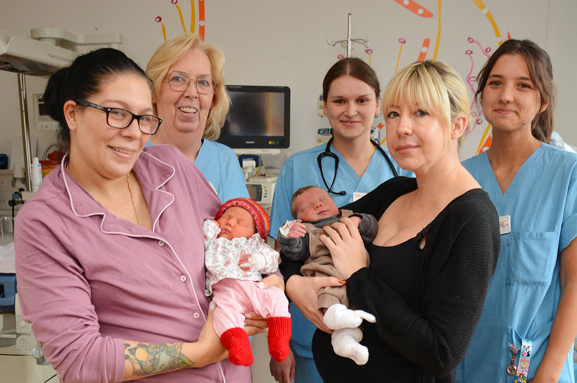 Kleines Glück: Mit Unterstützung auf der Frühgeborenen-Intensivstation sind Luana und Lino gut ins Leben gestartet.