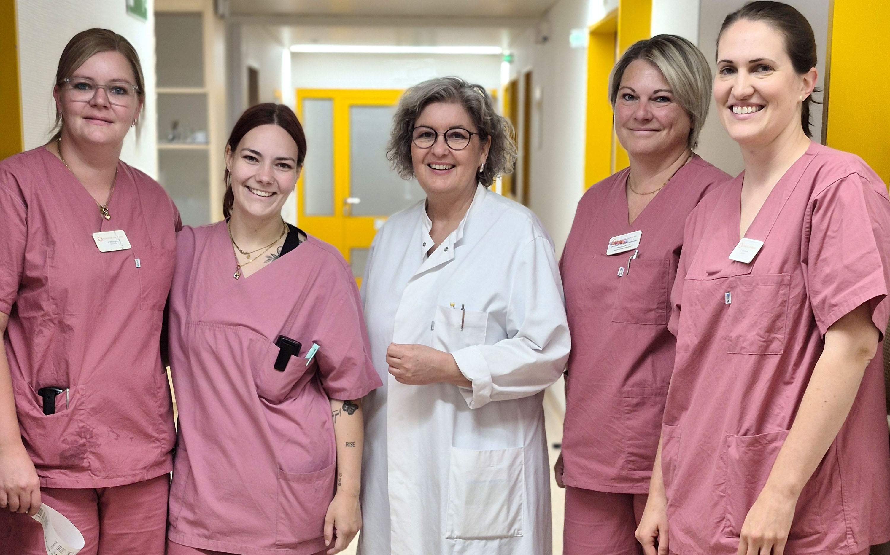 Dr. Anja Weishap und das Hebammen-Team gewährleisten ortsnahe Geburtshilfe rund um die Uhr.